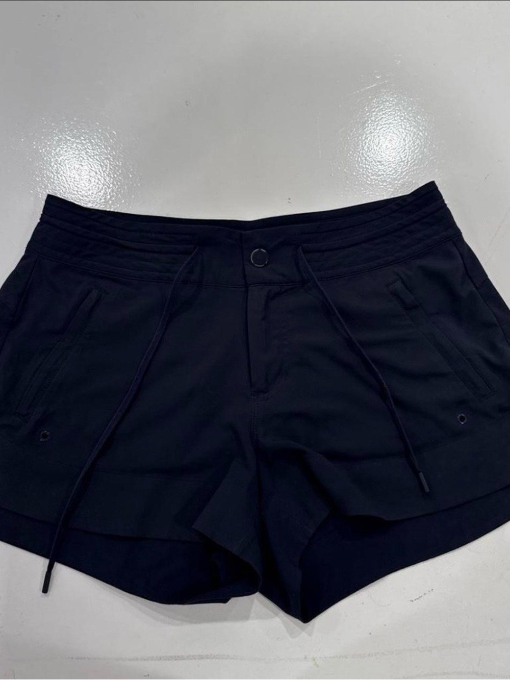 Athleta Rincon Navy Drawstring Shorts